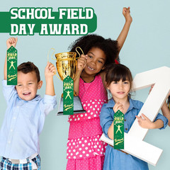 100 Pcs Field Day Participant Ribbons Award Ribbon Prize Ribbons Winner