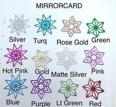 Die Cuts Decorative Plaque 8 Pieces *You Choose Color* Foil Mirror Specialty Car