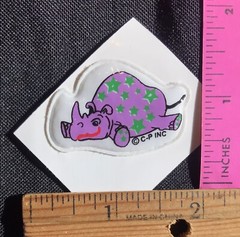 Lot of UNOPENED PACKAGED 6 pieces VINTAGE PUFFY STICKERS kids fun party favors
