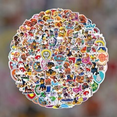 Paw Patrol Stickers Search Rescue Dogs Cartoon Kid Decal Vinyl Pack Lot 100 pcs