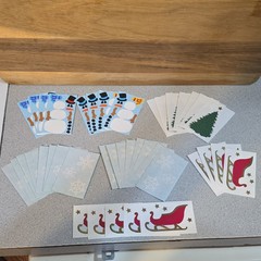 Vintage Christmas Sticker Lot – Sandylion, Mrs. Grossman’s, Provo Craft