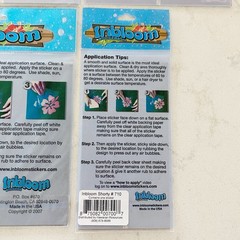 Lot Of 4 Inbloom Stickers Hawaii Hang Loose Turtle New In Package