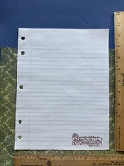 Vintage 80s Critter Sitters Lined Note Binder Paper Morgan Stationary Lot Sheets