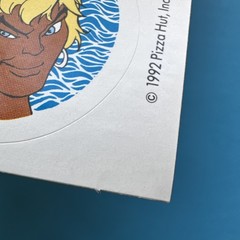 Vintage 90s Pizza Hut Promotional Pirates of Dark Water Sticker Sheet 1992