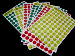 Trend Colorful Sparkle Smiles Sticker Sheets
