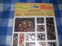 Crafters Square/ASSORTED-Puffy tile,boder,gems (2)18 pc + 21pc + 9pc 3d Motion