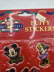 Vintage 1980s Disney Mickey’s Stuff for Kids Puffy Stickers Sealed More In Store