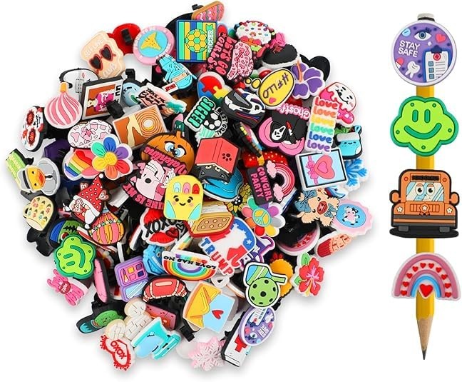 160 PCS Cute Pencil Topper Decoration, Random Different Pen Topper Decoation,…