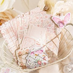 400 Sheets Scrapbook Papers Journaling Stickers Scrapbooking Supplies Kit A