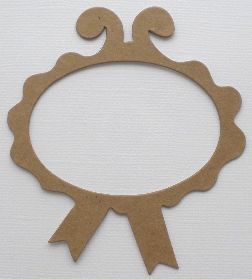 {4} ACCENT FRAMES – Bare Unfinished Chipboard Die Cuts – 3 1/4″ x 4″