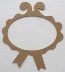 {4} ACCENT FRAMES – Bare Unfinished Chipboard Die Cuts – 3 1/4″ x 4″