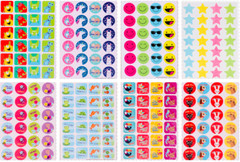 Huge Lot Stickers Kit Set Planner Craft Scrapbook Variety Of Themes | 1079+ Pcs.