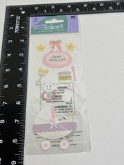 EK Success Jolee’s Dimensional Stickers Sweet Baby Girl 9 Pcs