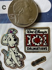 PRISMATIC 101 DALMATIANS Stickers(4pcs)Disney•Cartoon Character•Dog•Card Making•