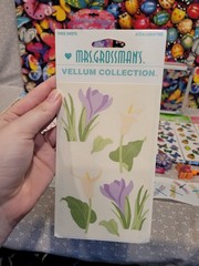 Sandylion Mrs. Grossman’s Bug Flower Sticker Sheet Folder Pencil Box Eraser Lot