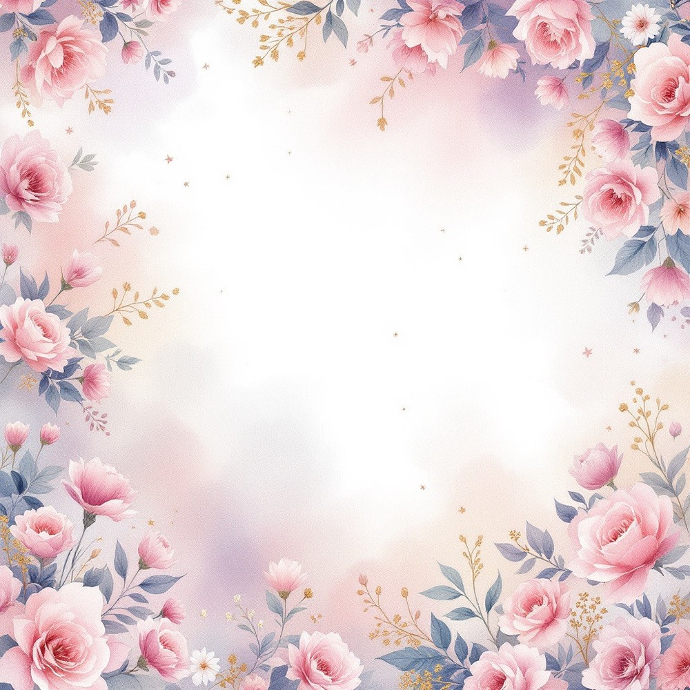 Floral Decoupage Rice Paper For Ornament-Wood Art A4 1 Sheet