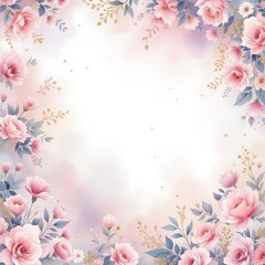 Floral Decoupage Rice Paper For Ornament-Wood Art A4 1 Sheet