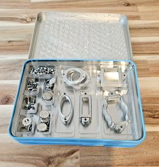 Stampin’ Up HODGEPODGE HARDWARE Styled Silver Metal Embellishment Kit – Retired