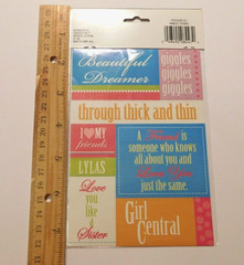Keepsake Essentials Stickers Lot 2 Sheets Package ~Girlfriends~ Creativity Inc