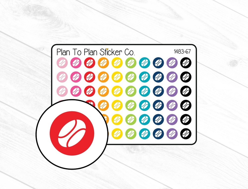 1483-67~~Rugby Icon Planner Stickers.