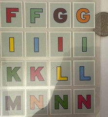 ALPHABET BLOCK Stickers (84pc)Martha Stewart•Letters •Numbers•Words•Card making•