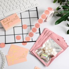 2280 Pcs Cards and Stickers Small Business Packaging Thank You Classic Color