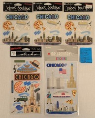 Chicago Jolee’s Boutique Destination Stickers Mrs Grossman Scrapbook Lot 5