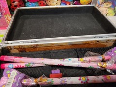 Sandylion Mrs. Grossman’s Bug Flower Sticker Sheet Folder Pencil Box Eraser Lot