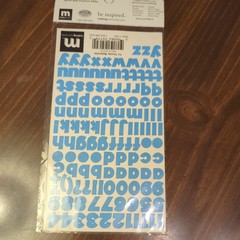 MAKING MEMORIES Creative Letters Alphabet LETTERS~Lot of 4 Pkg Dot Chunky Funky