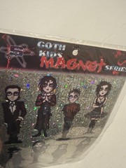 Vintage 1998 Goth Kids Magnets J Belick Pin Up Prism 8 New NOS Girl Boy Y2K