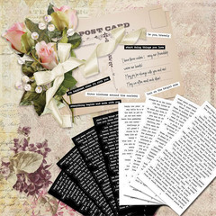 TIYPKE Vintage Quote Stickers for Journaling and Scrapbooking – 8 Sheets
