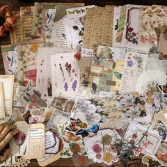 260 Pcs Vintage Ephemera Sticker Pack Junk Journal Scrapbook Supplies Decoupage
