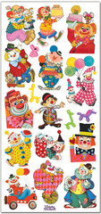 Violette Stickers Clown Party Greetings Crafts Planner Supply Scrapbook Circus
