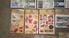 Lot of 39 Packages of Crafters Square Pop Up Stickers Scrapbooking Large Variety