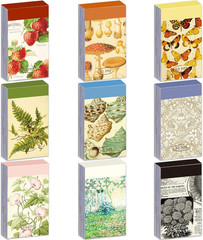 9 Sets 450 Sheets Washi Stickers for Journaling, Plants Fruit Flowers Butterfly