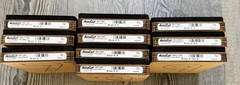 AccuCut Numbers 0-9 Die Set 10 Dies on 4″ Wood Blocks Beige/Black BN1040-47