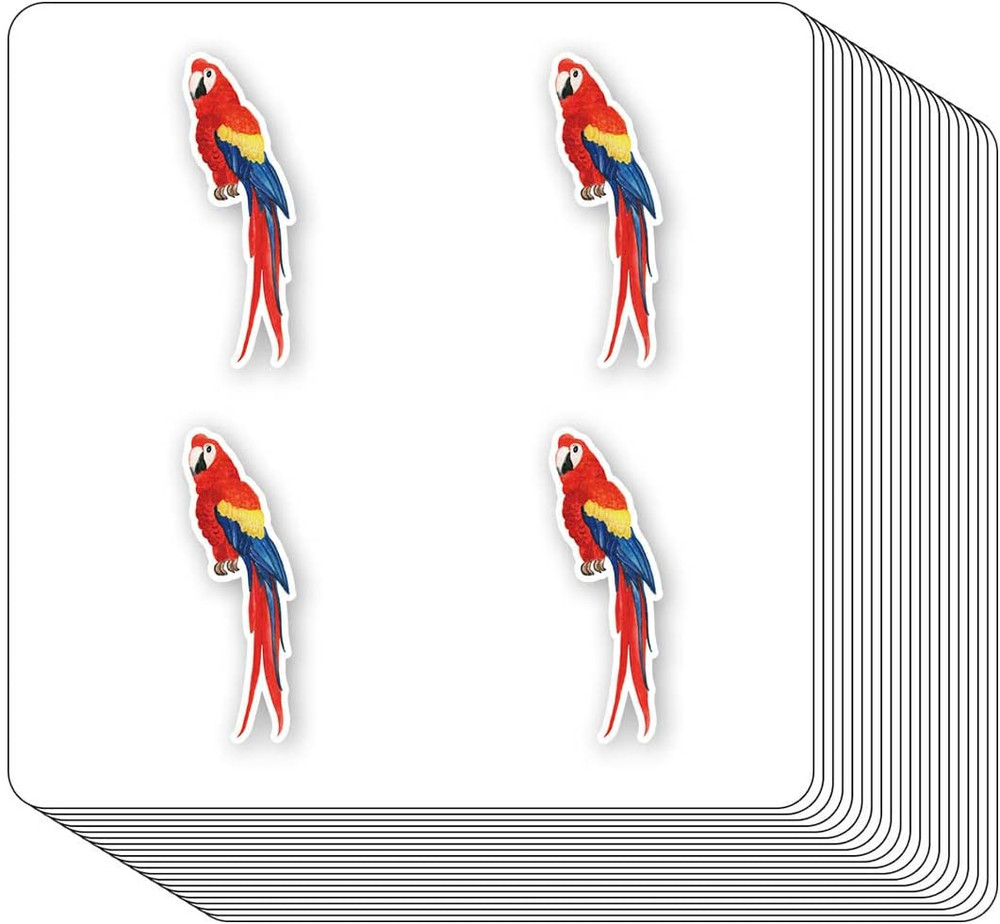 Parrot Stickers 1In for Scrapbooking, Arts, Craft, Kids DIY, Calendars Journals