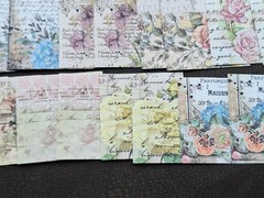 200 Pc Ephemera Petite 2 3/4 X 2 3/4 Dec Garden Series Floral Paper Pack Pack A