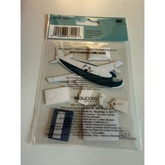 EK Success Jolee’s Botique Dimensional Stickers Airplane Travel SPJB200 NIP
