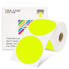 3 X 3 Inch Color Coding Dot Labels Circle Thermal Printable Waterproof 500 Pc…