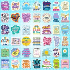 200PCS Motivational Stickers Inspirational Bottle Scrapbook Journal Vision Board