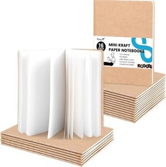 Koogel 16PCS Mini Notebooks Bulk, Blank Pocket Notebooks 3.5 x 5in