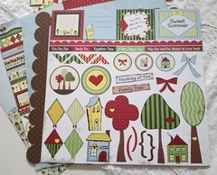 Reduced Nikki Sivils, My Little Shoebox, Adorn Family Scrapbook Stickers Diecuts