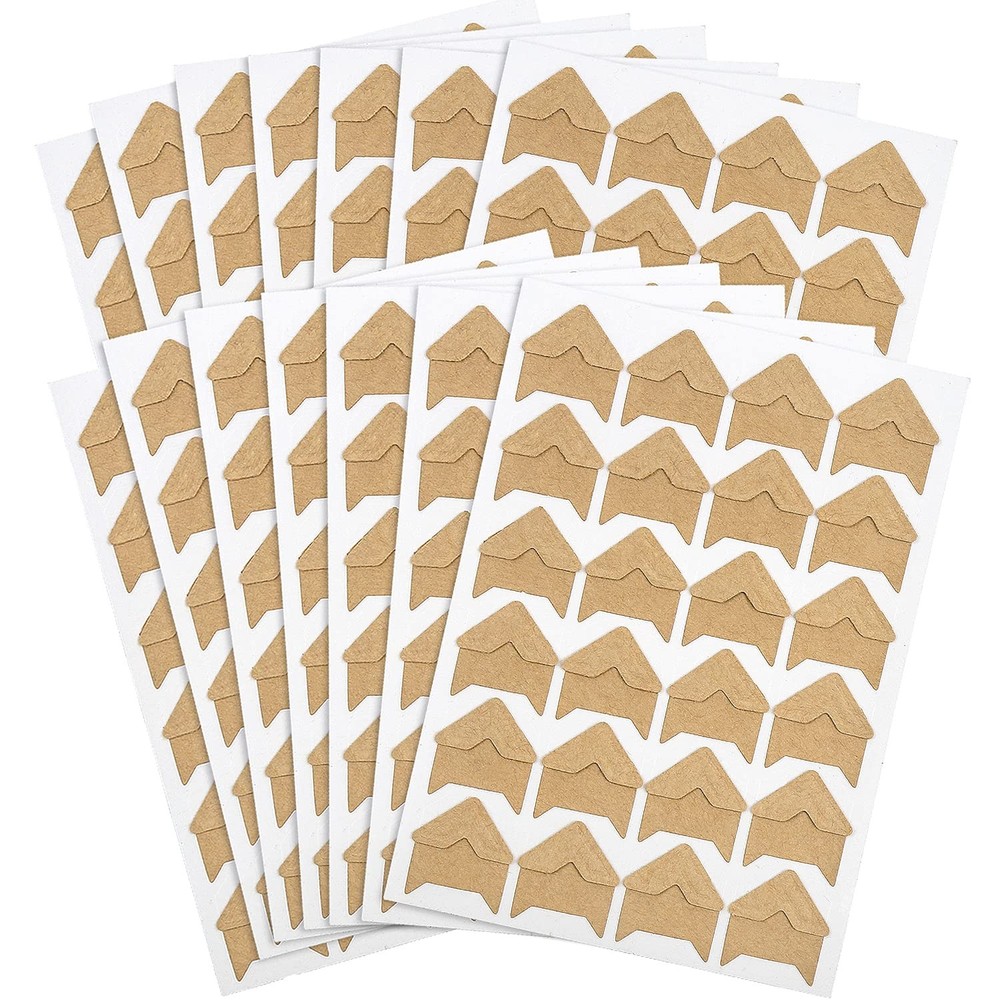 12 Sheets/288 PCS Photo Corner Stickers, Self-Adhesive Photo Mounting Corners fo