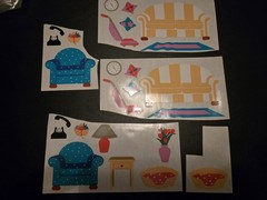 Vintage Mrs. Goodman’s Household Furniture Sticker Sheet Lot