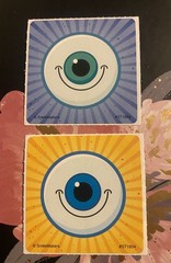 Set Of 2 SmileMakers Smiling Eye Balls Sticker Mods 2.5” Inches Each