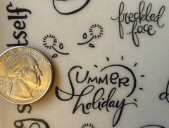 BLOOM & GROW Rub-On Transfers(4-1/2”x 7-3/4”) Sunshine•Summer•Garden•Card Making