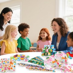 24 Pack Giant Lollipop Party Favors for Kids, School Exchange Gifts