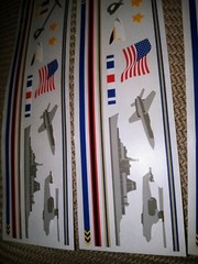 Mrs. Grossman’s Design Lines Service Military marines Lot of 4 Borders