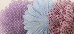 Spare Parts by The Paper Studio – Jumbo 4″ Flowers – Polka Dot Large Flower Jar
